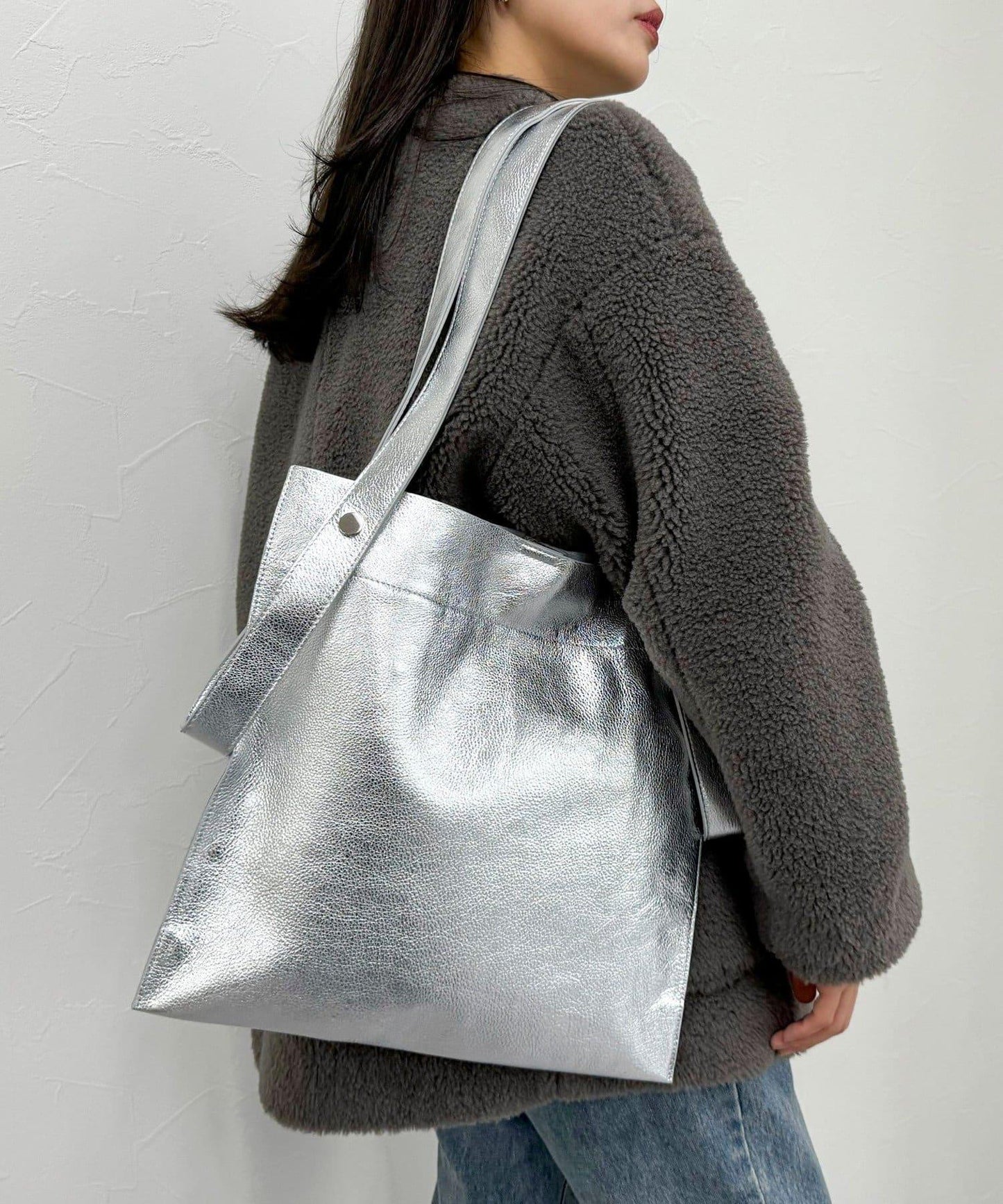 【BEAURE/ビュレ】2WAY手柄真皮托特包