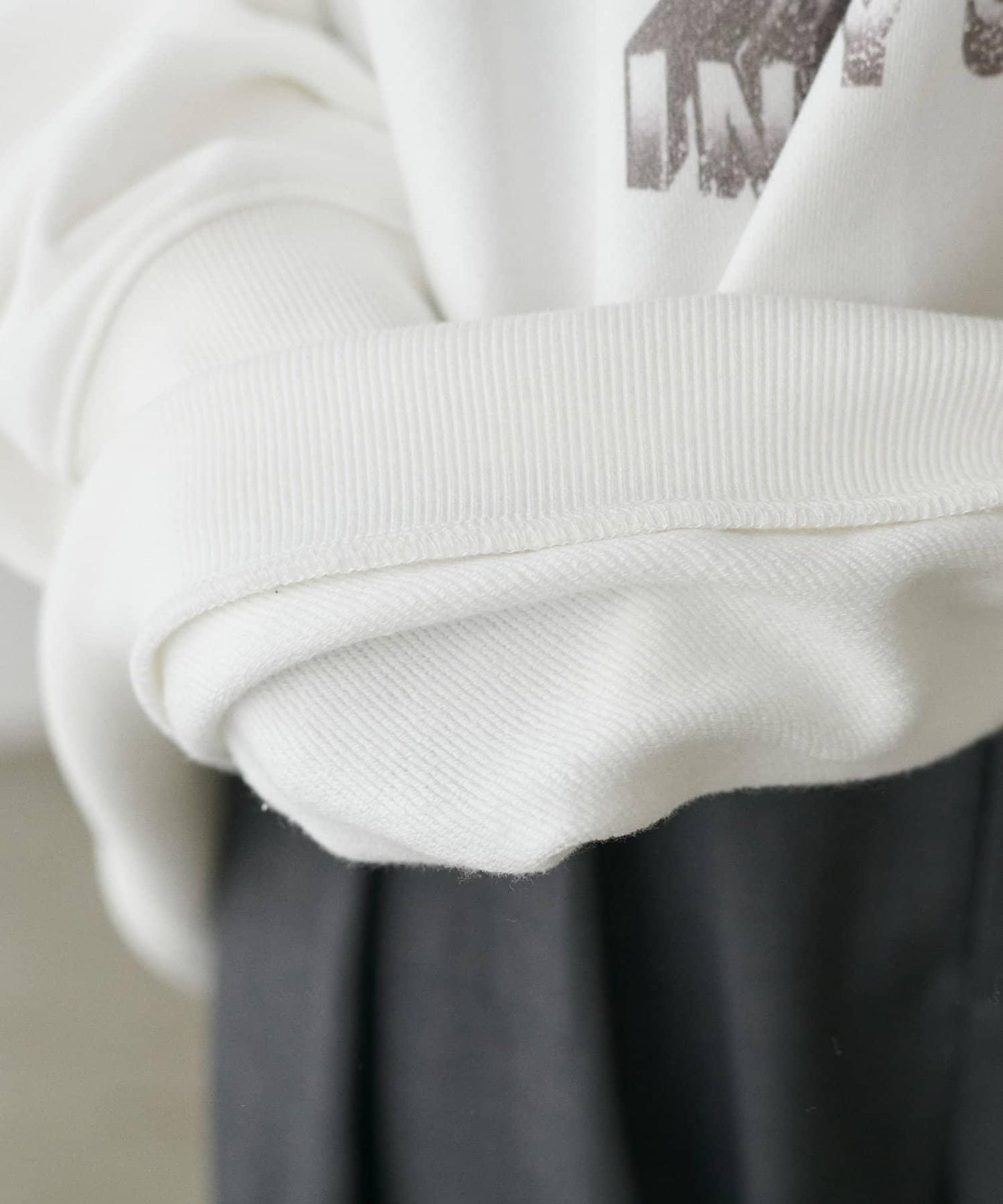 【LARUTA】圖案標誌加絨套頭衫