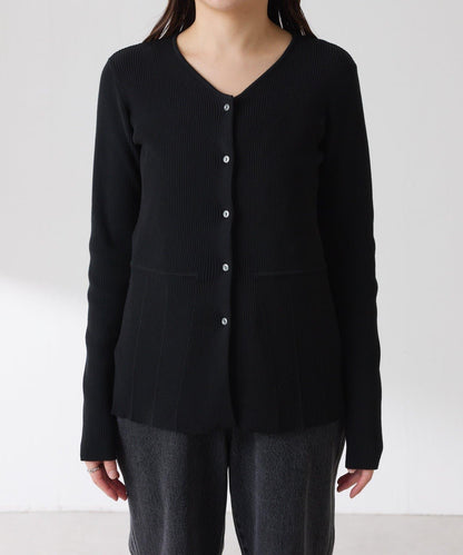 【塑形】羅紋荷葉邊開衫