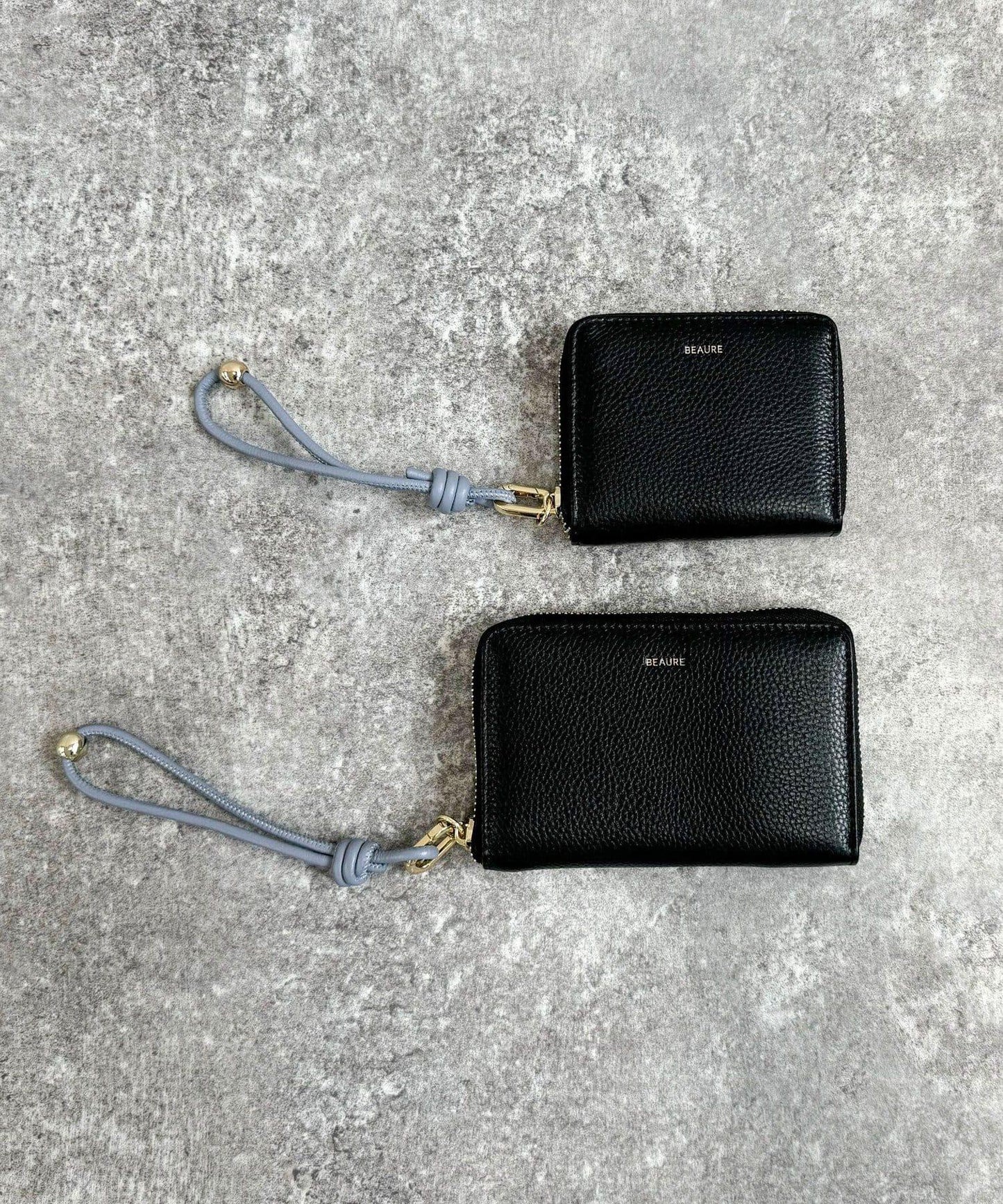 【BEAURE/ビュレ】皮革肩帶錢包 M