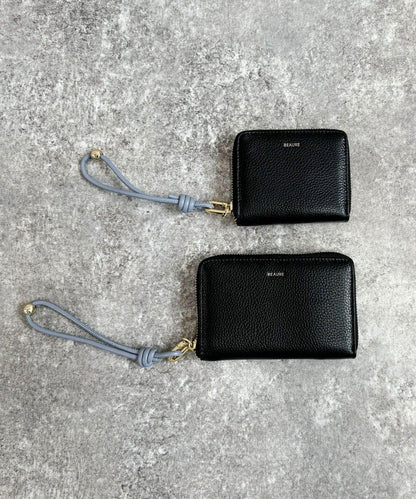 【BEAURE/ビュレ】皮革肩帶錢包 M