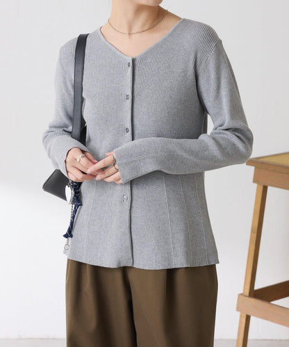 【塑形】羅紋荷葉邊開衫