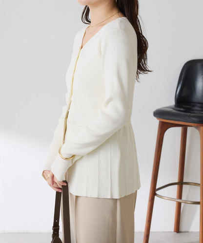 【塑形】羅紋荷葉邊開衫