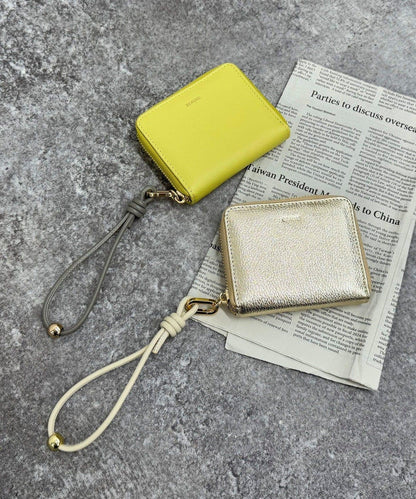 【BEAURE/ビュレ】皮革肩帶錢包 M