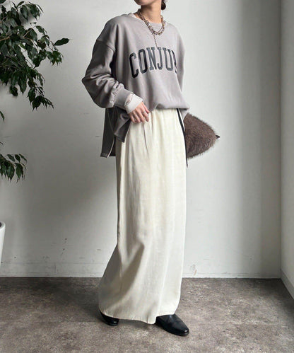 前後印花加絨套頭衫