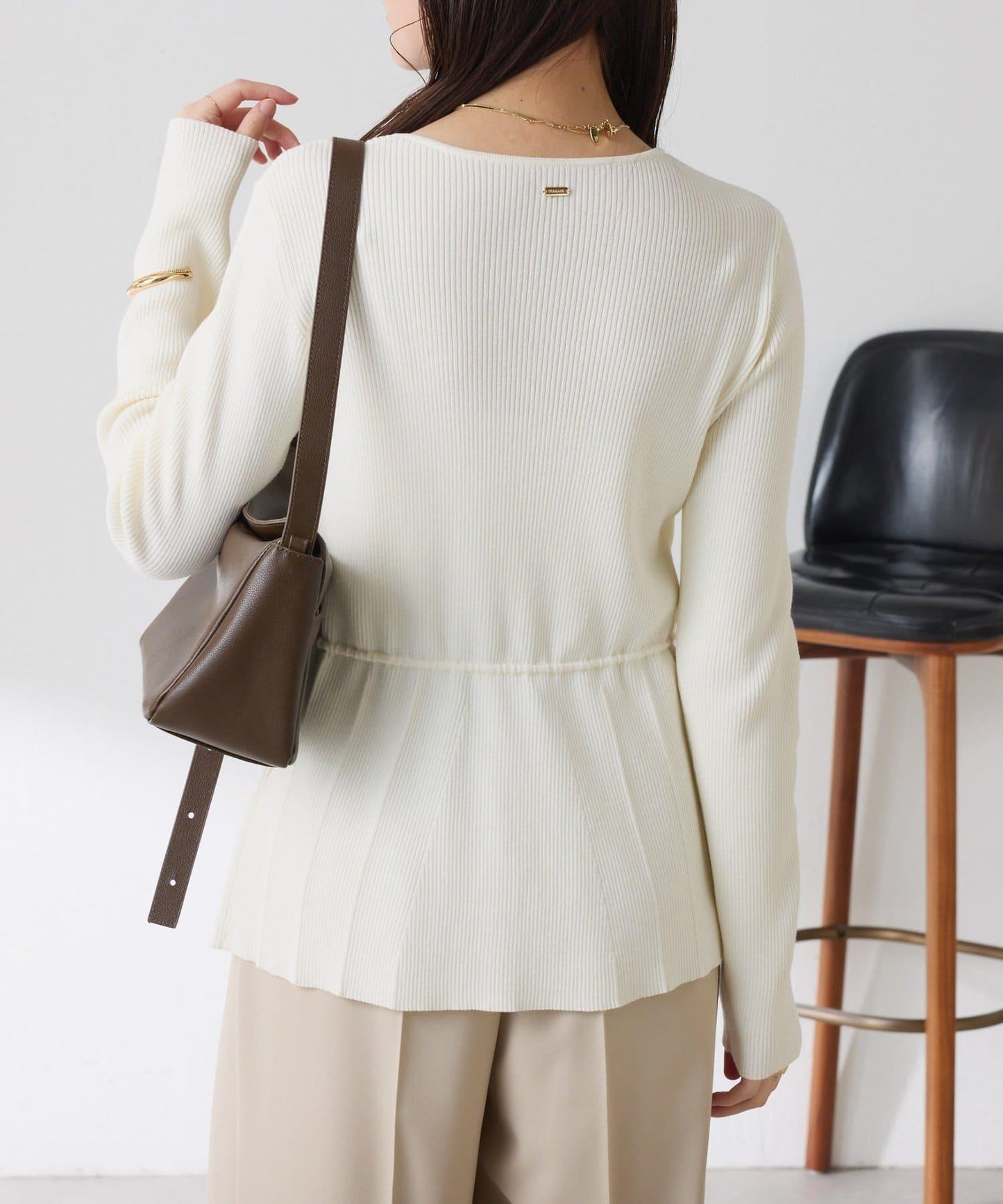 【塑形】羅紋荷葉邊開衫