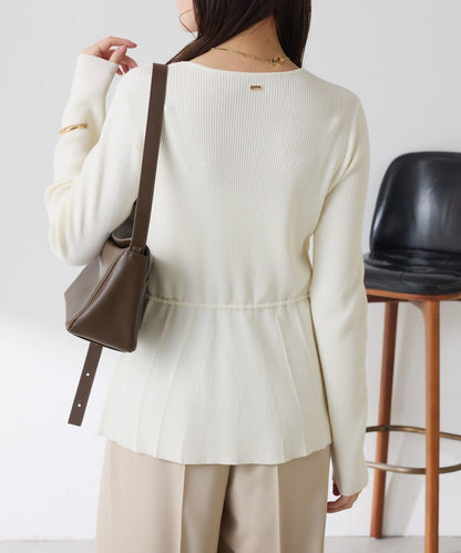 【塑形】羅紋荷葉邊開衫