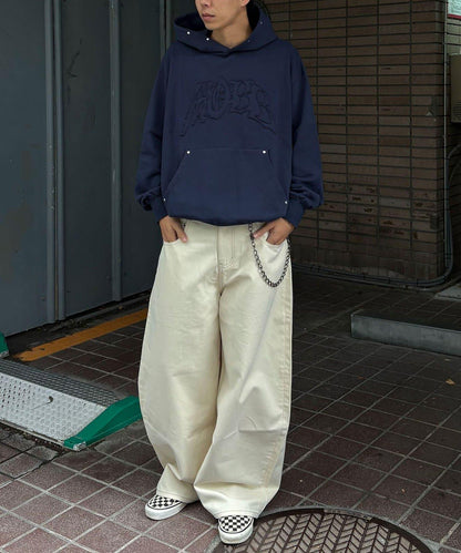 MOBB鉚釘套頭連帽衛衣