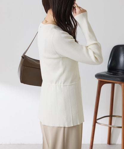 【塑形】羅紋荷葉邊開衫