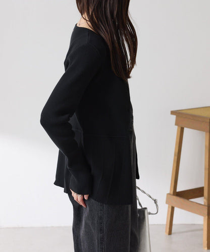 【塑形】羅紋荷葉邊開衫