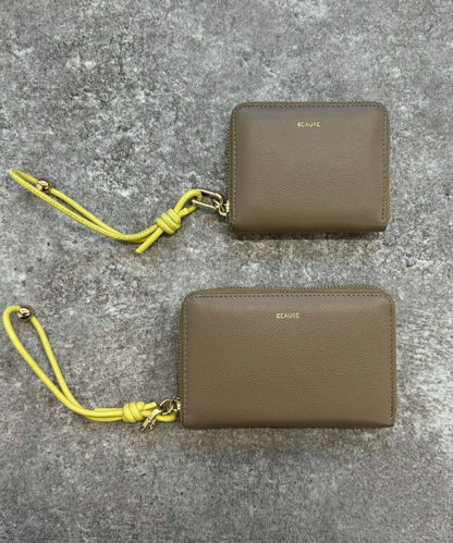【BEAURE/ビュレ】皮革肩帶錢包 M