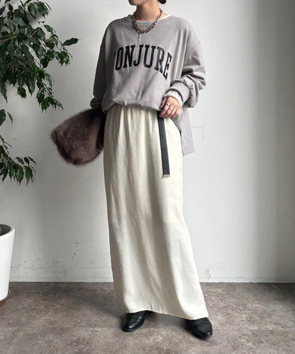 前後印花加絨套頭衫