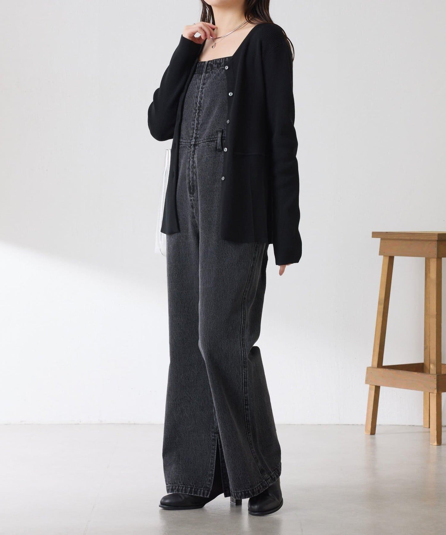 【塑形】羅紋荷葉邊開衫