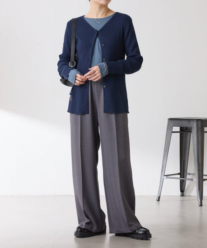 【塑形】羅紋荷葉邊開衫