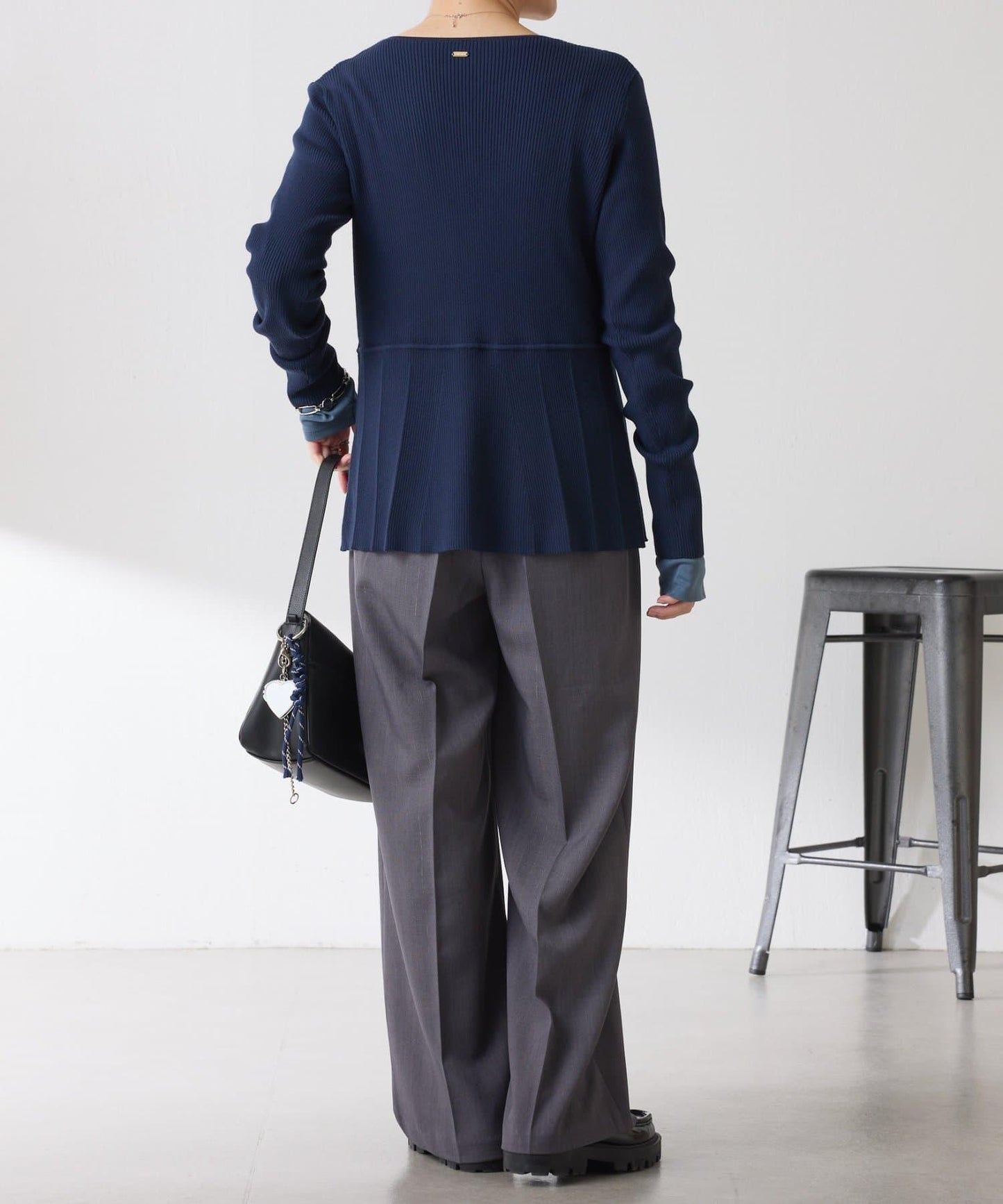 【塑形】羅紋荷葉邊開衫