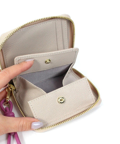 【BEAURE/ビュレ】皮革肩帶錢包 M