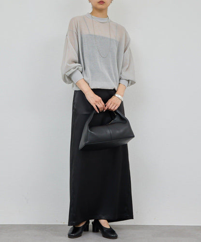 棉質薄紗針織衫