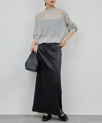 棉質薄紗針織衫