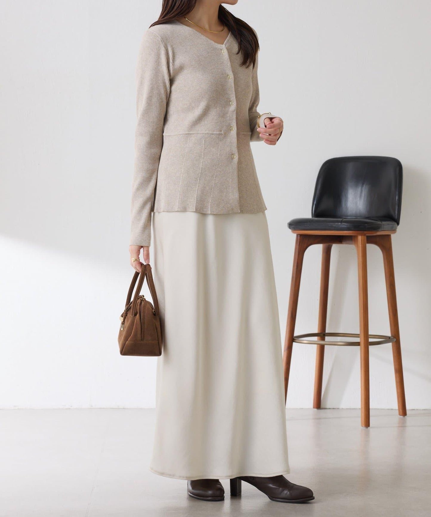 【塑形】羅紋荷葉邊開衫