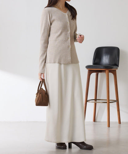 【塑形】羅紋荷葉邊開衫