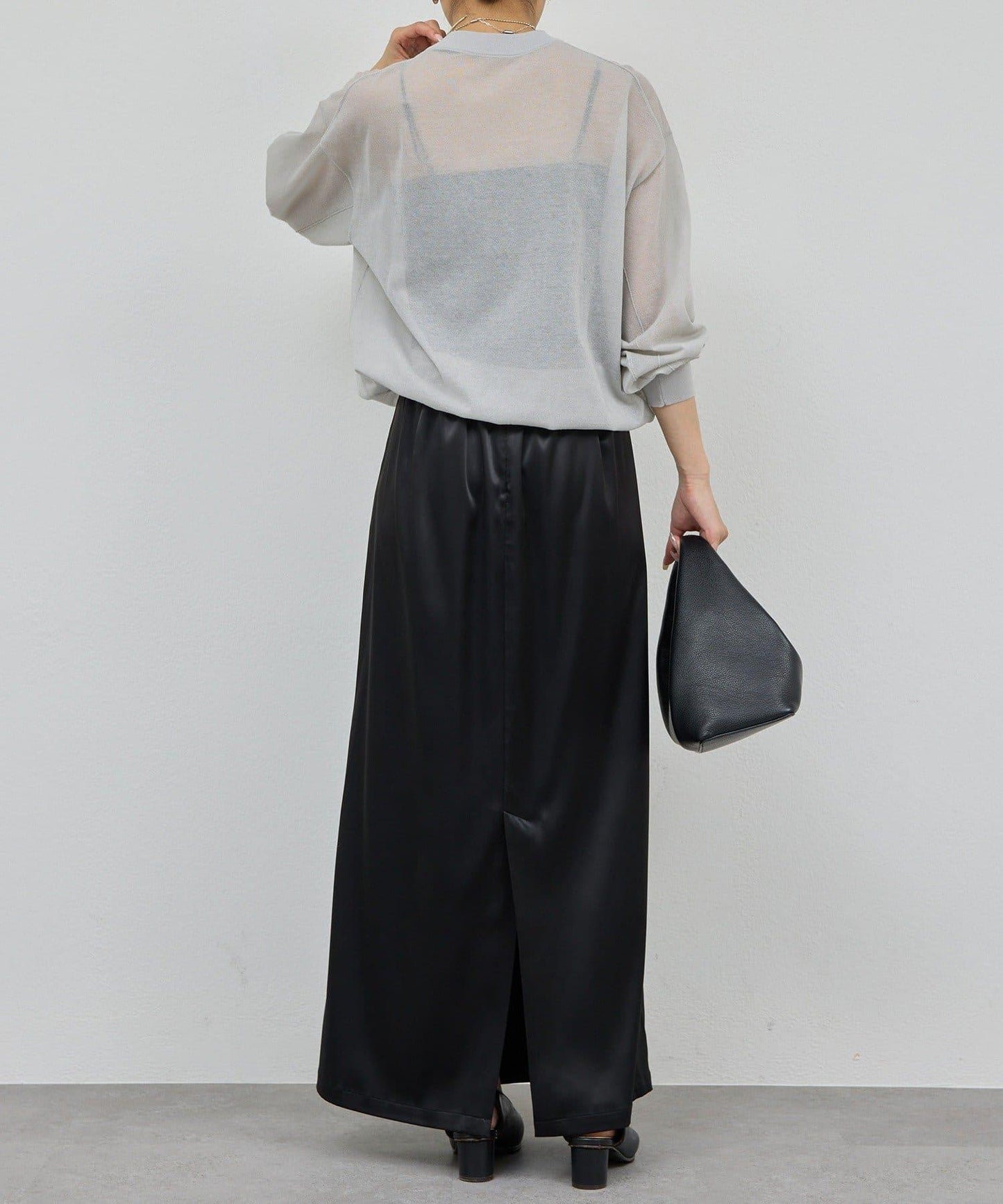 棉質薄紗針織衫