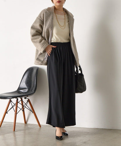 垂感寬鬆闊腿褲