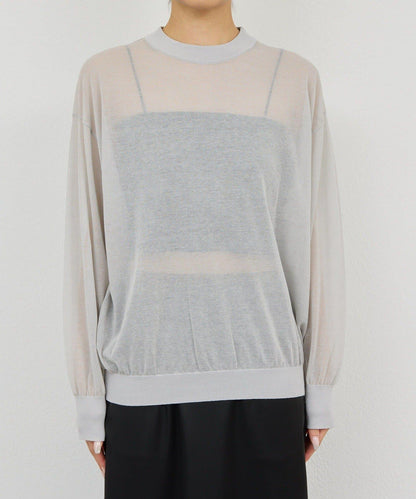 棉質薄紗針織衫