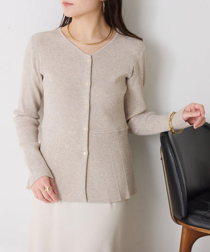 【塑形】羅紋荷葉邊開衫