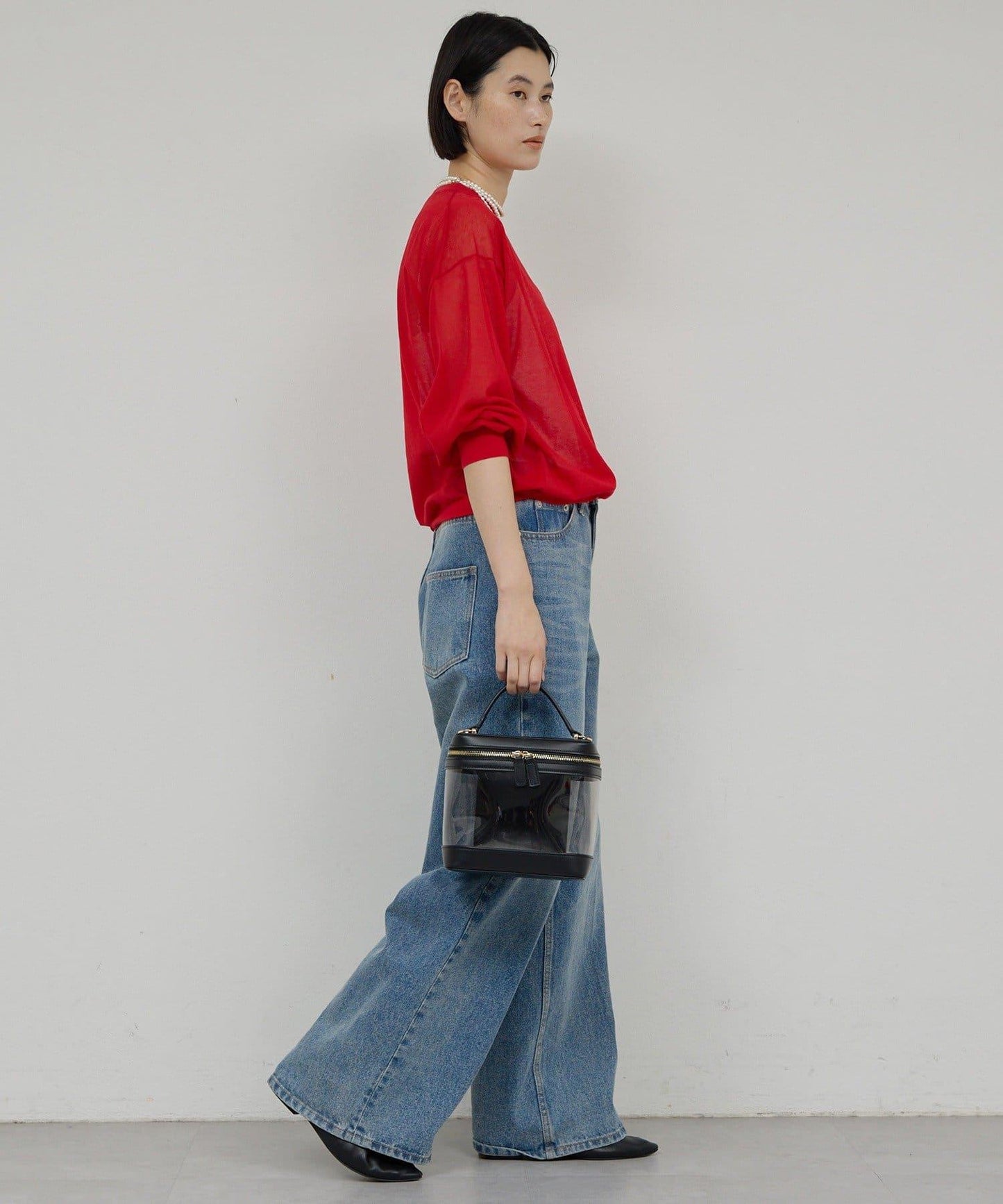 棉質薄紗針織衫