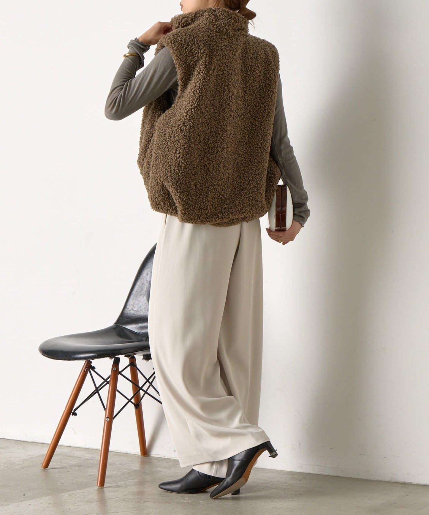 垂感寬鬆闊腿褲