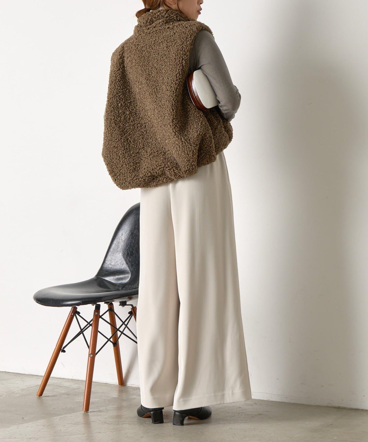 垂感寬鬆闊腿褲