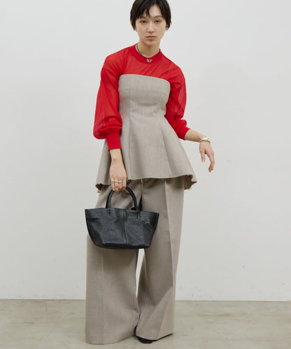 棉質薄紗針織衫