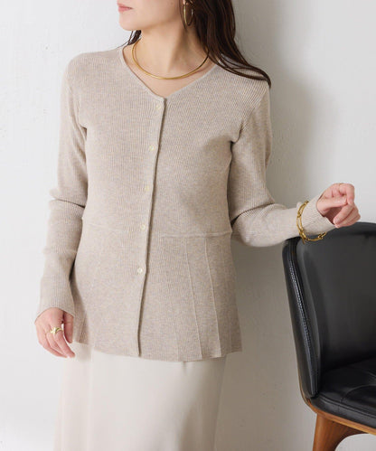 【塑形】羅紋荷葉邊開衫