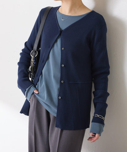 【塑形】羅紋荷葉邊開衫