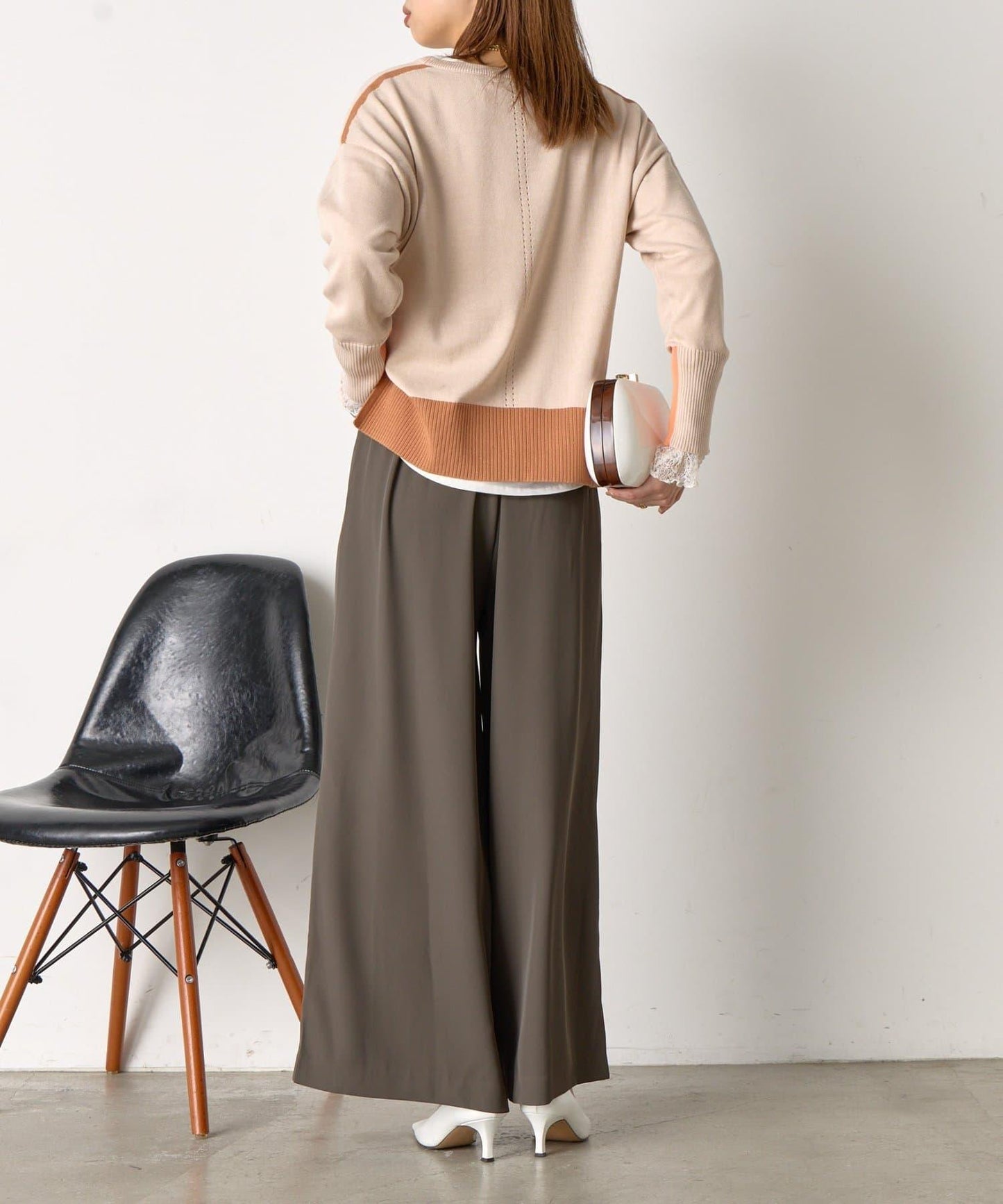 垂感寬鬆闊腿褲