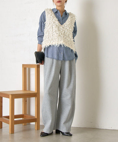 蝴蝶結流蘇馬甲