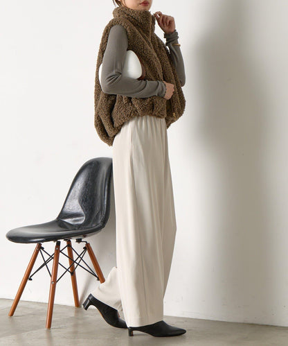 垂感寬鬆闊腿褲