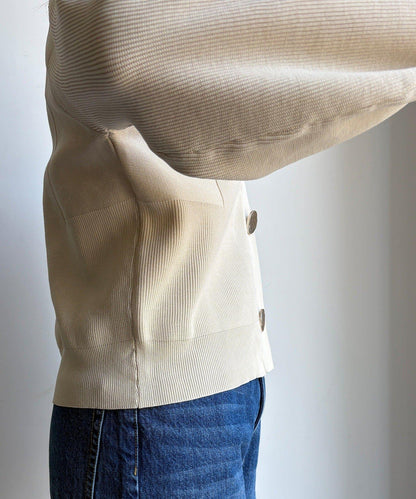 大紐釦針織開衫