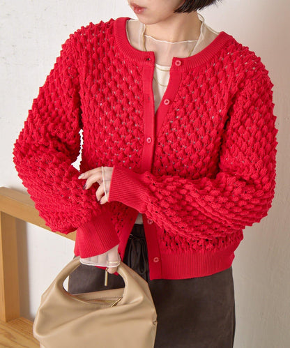 小鹿圖案針織開衫