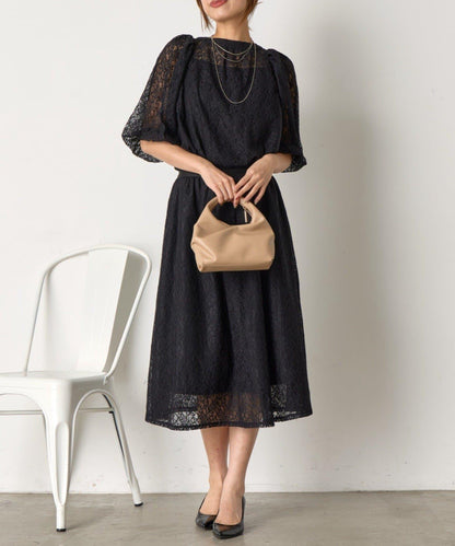 【さわ企畫】蕾絲蝴蝶結領帶套裝