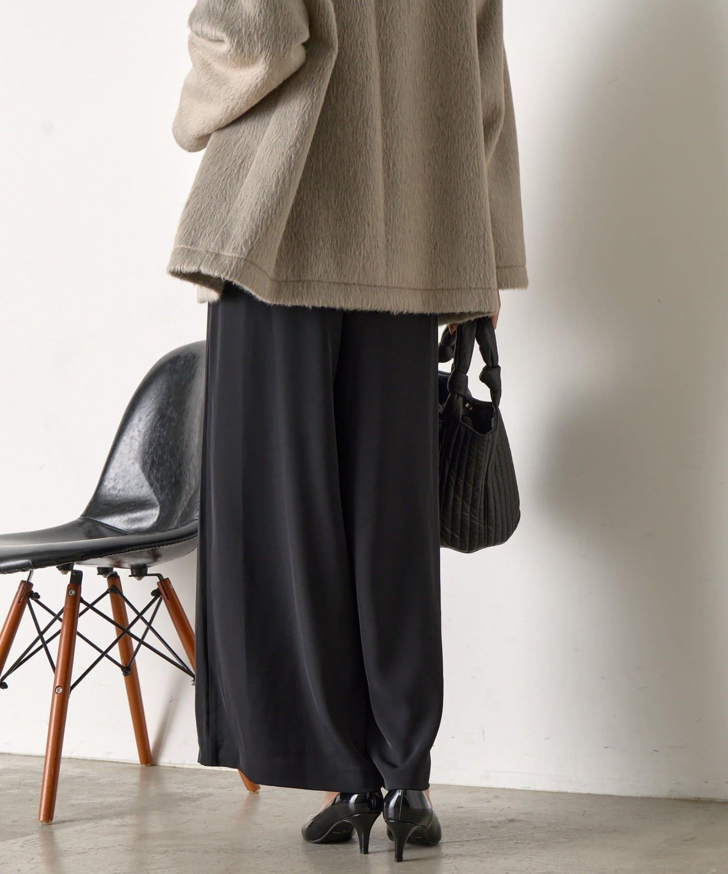 垂感寬鬆闊腿褲