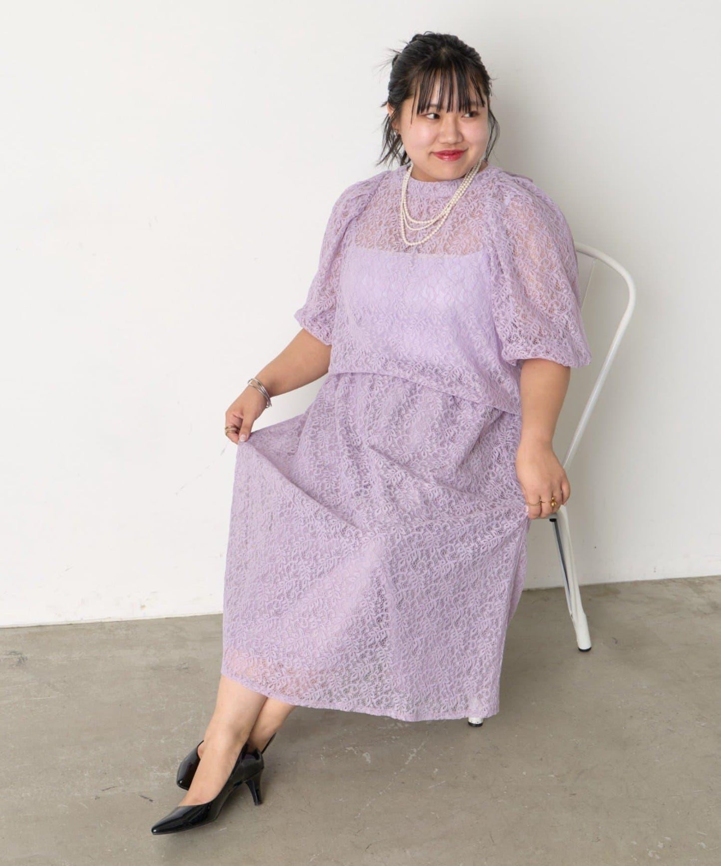 【さわ企畫】蕾絲蝴蝶結領帶套裝