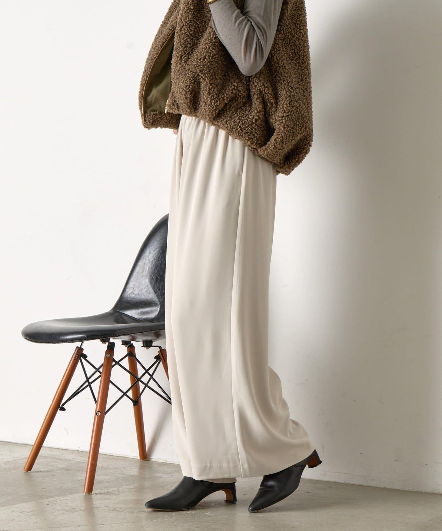 垂感寬鬆闊腿褲