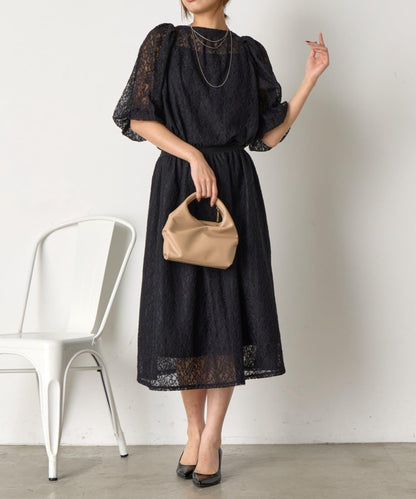 【さわ企畫】蕾絲蝴蝶結領帶套裝