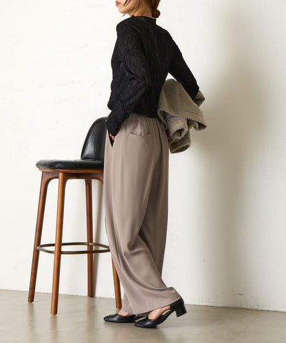 波浪提花套頭衫