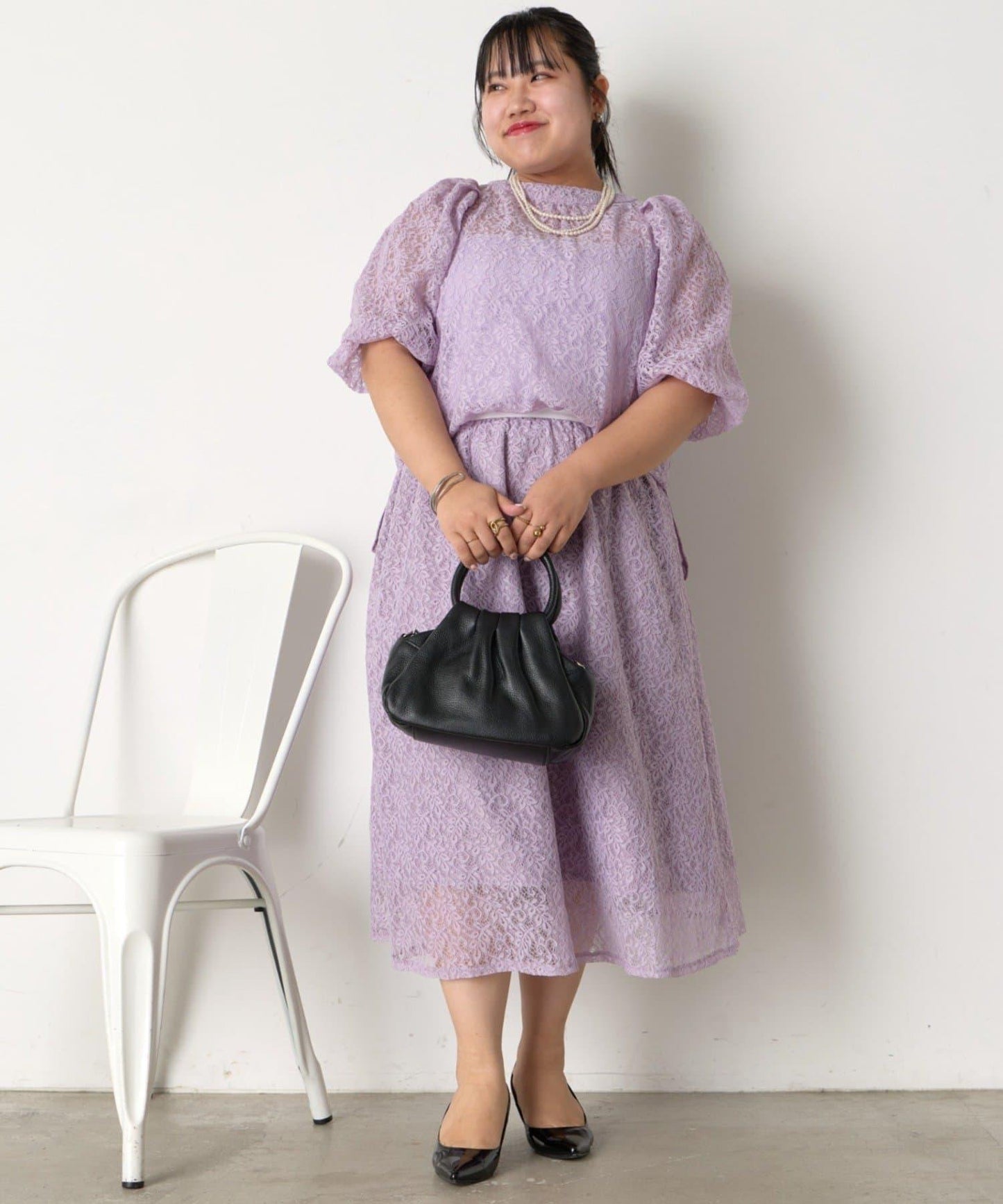 【さわ企畫】蕾絲蝴蝶結領帶套裝