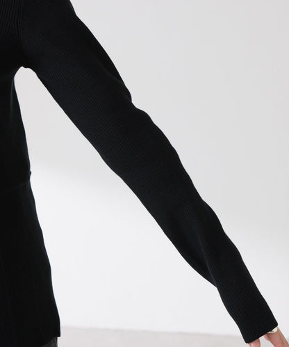 【塑形】羅紋荷葉邊開衫