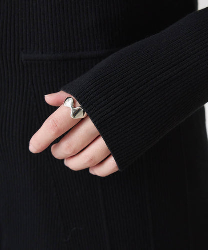 【塑形】羅紋荷葉邊開衫