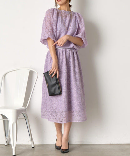 【さわ企畫】蕾絲蝴蝶結領帶套裝