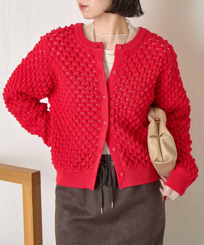 小鹿圖案針織開衫